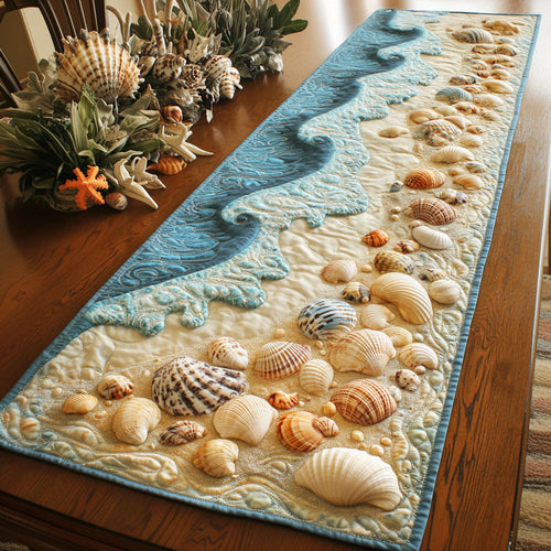 Sands Of Time CP0605005CL Quilted Table Runner