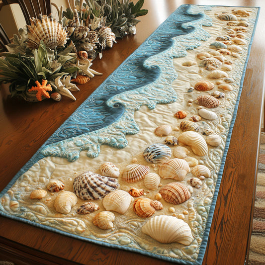 Sands Of Time CP0605005CL Quilted Table Runner