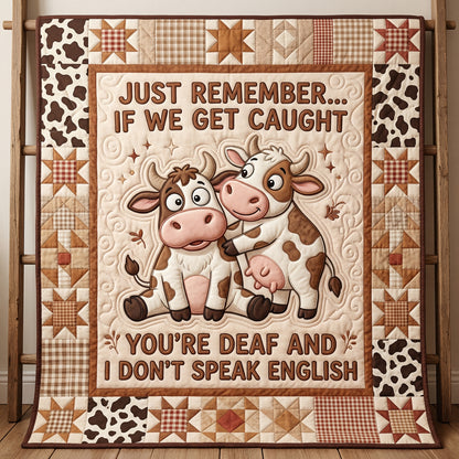 I Don't Speak English XR1004016CL Quilt