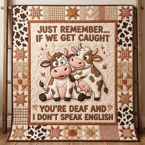 I Don't Speak English XR1004016CL Quilt