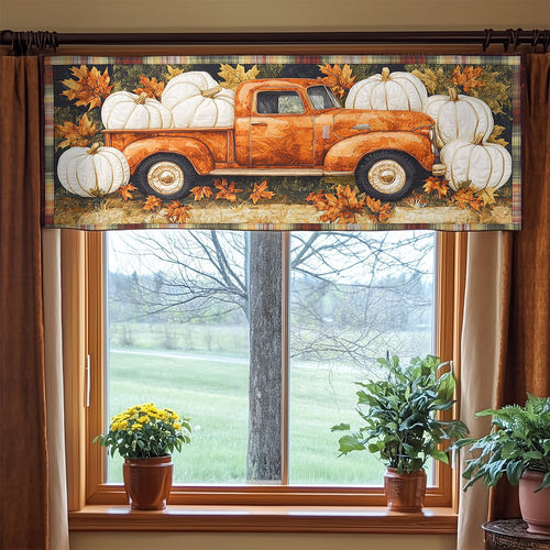 Patchwork Truck WN3007080CL Quilted Valance