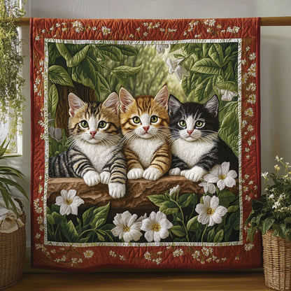 Cat Flower Dream CW0701012CL Quilt