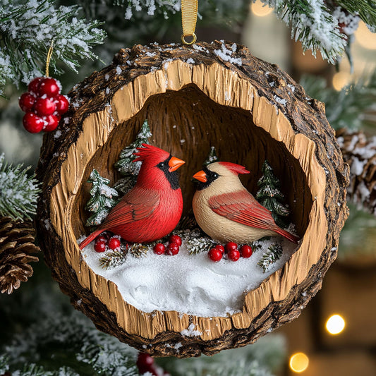 Cardinal Charm CW2010003CL Christmas Ornament