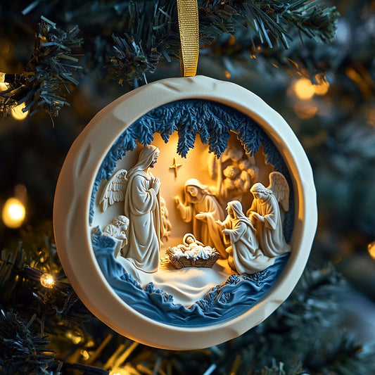 Christian Christmas Miracle WN1610014CL Christmas Ornament
