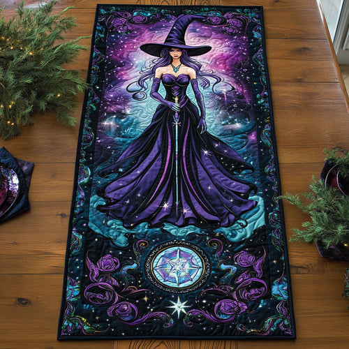 The Arcane Spiral WJ2507036CL Quilted Table Runner