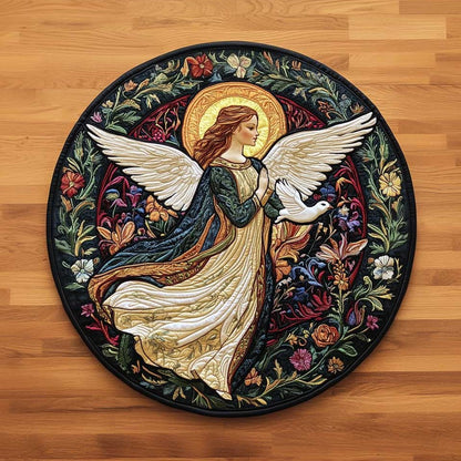 Angel Grace WN0505030CL Quilted Round Mat