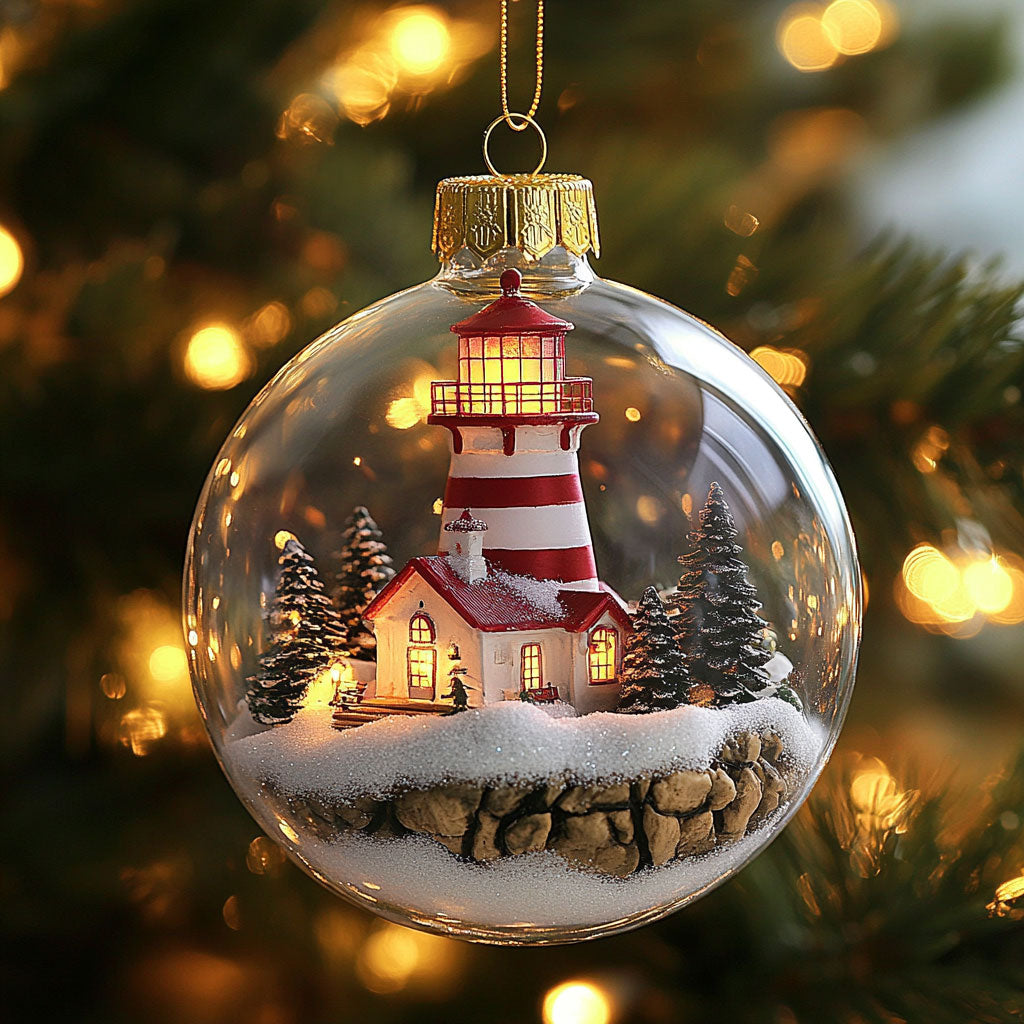 Lighthouse Christmas Glow WN2611054CL Christmas Ornament