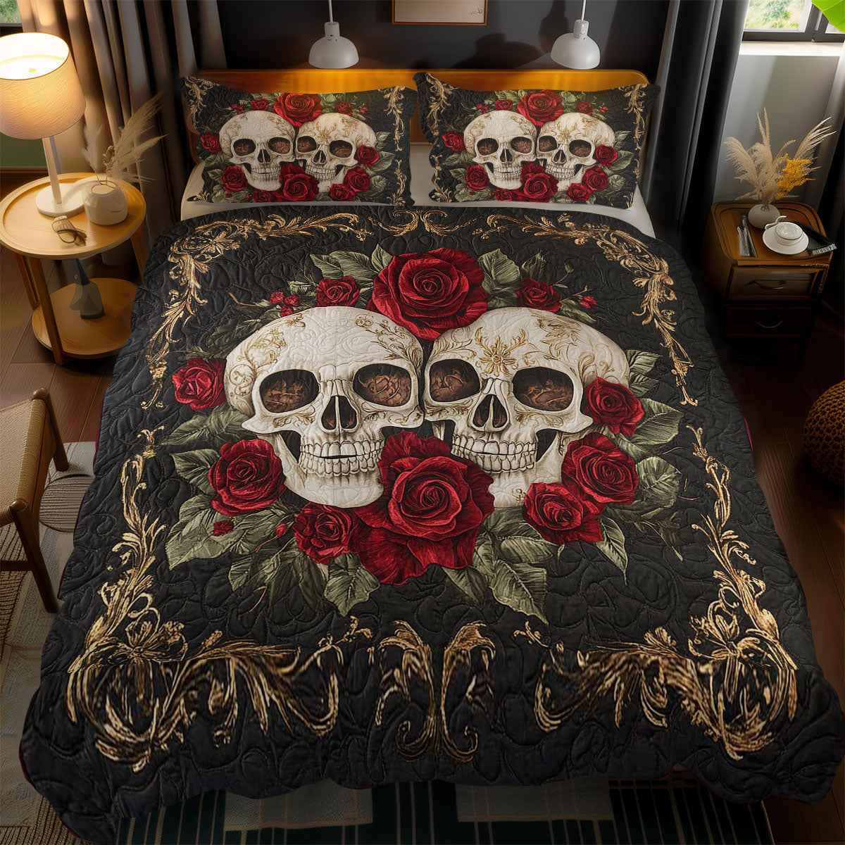 Gothic Skull WN0803102CL Duvet Cover Set