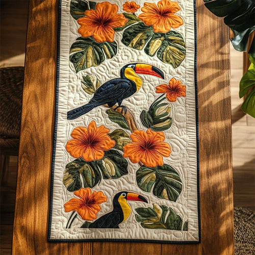 Toucan Paradise WN1104051CL Quilted Table Runner