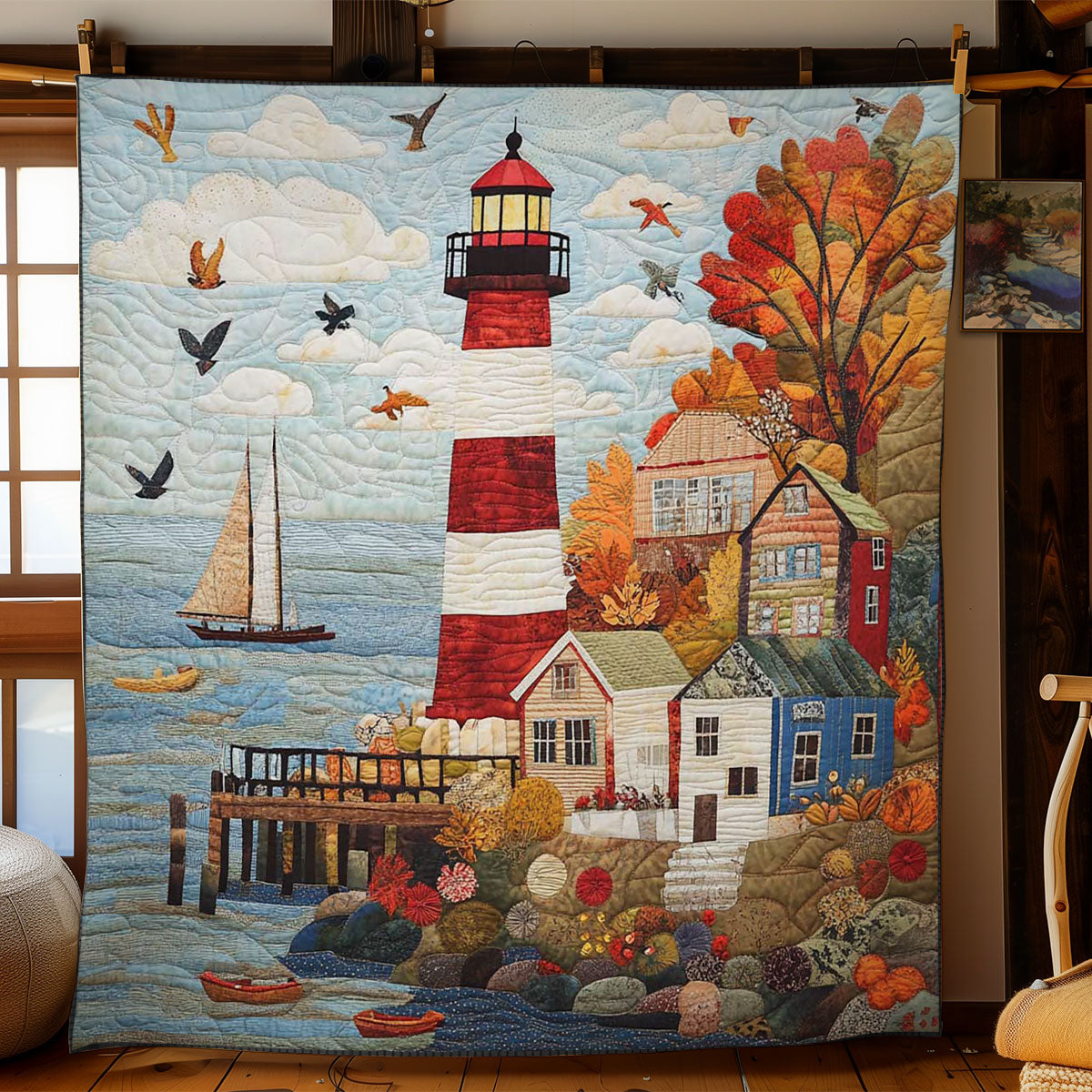 Coastal Lighthouse WN0502014CL Quilt