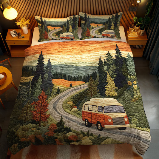 Wanderlust Camper Car WN1202083CL Duvet Cover Set