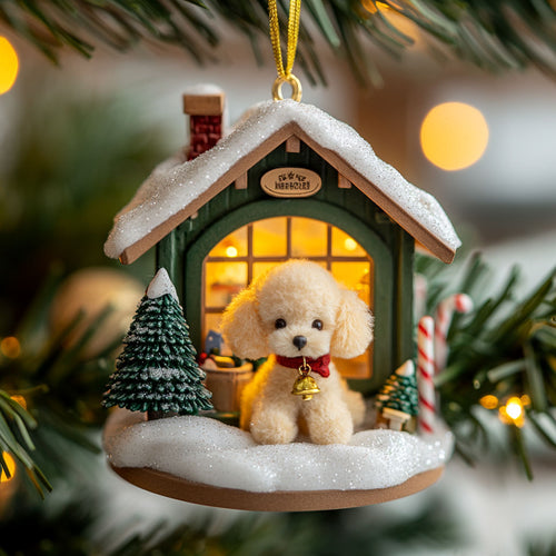 Dog Toy Cabin WJ2611035CL Christmas Ornament