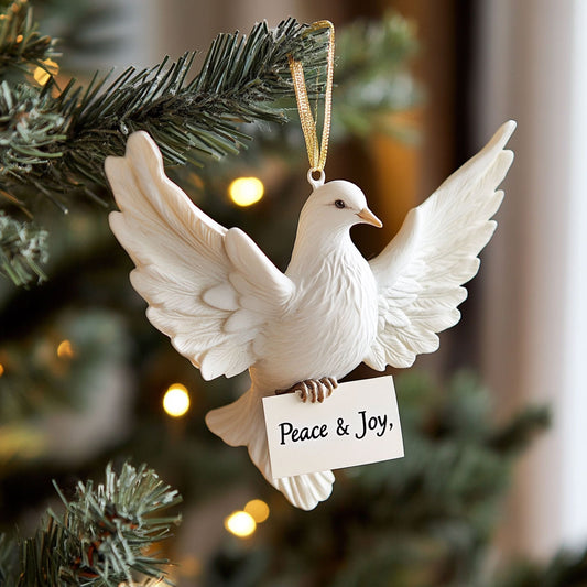 Dove Peace WJ0312337CL Christmas Ornament