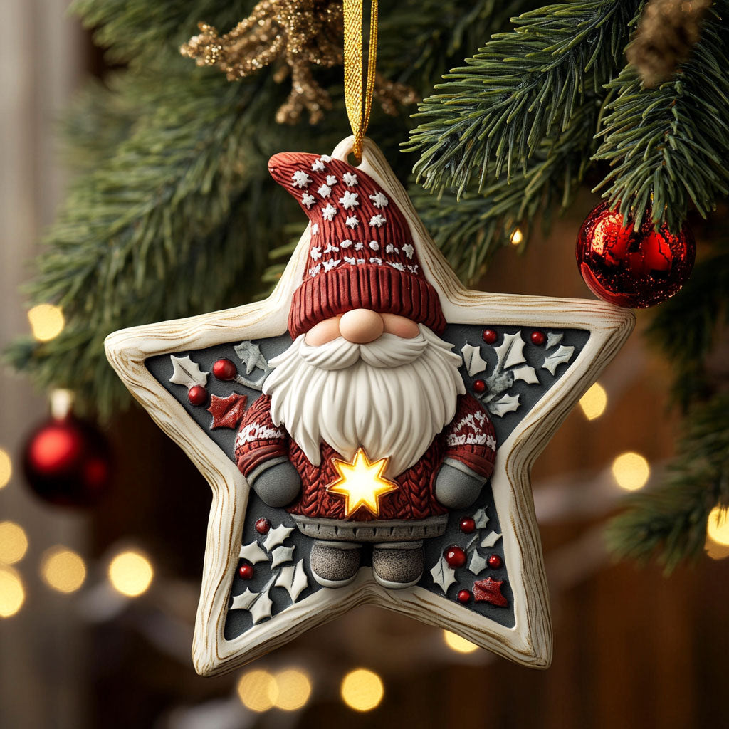 Nordic Gnome CW2210016CL Christmas Ornament