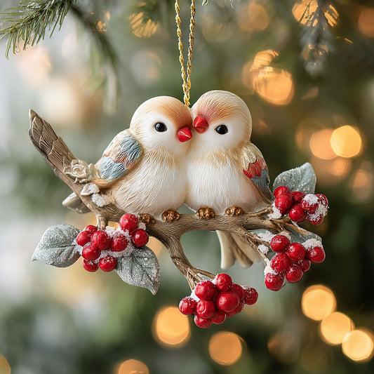 Bird Embrace CP0612080CL Christmas Ornament