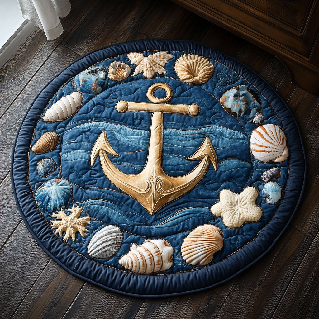 Mariner’s Hold CP1201010CL Quilted Round Mat