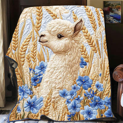 Alpaca Wheat Field WP1801002CL Quilt