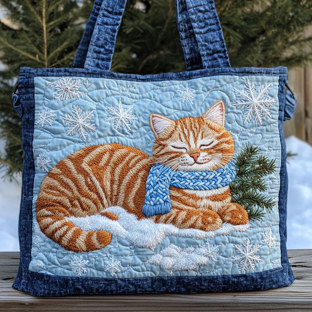 Frosty Tail CP3010021CL  Quilted Tote Bag
