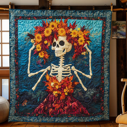 Dancing Skeleton WN1001006CL Quilt