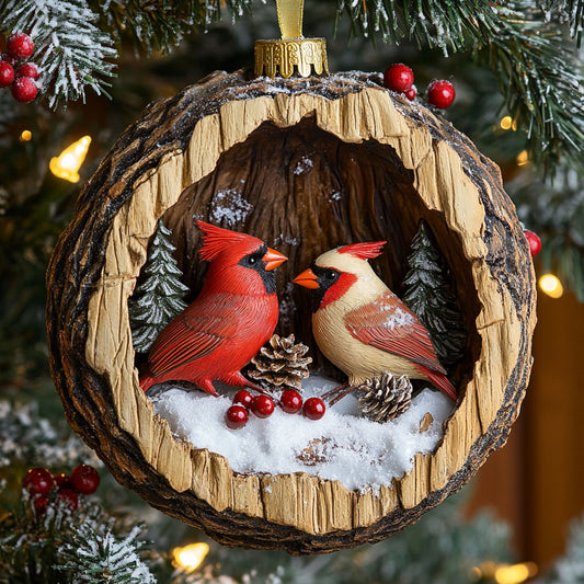 Merry Cardinal CW2010028CL Christmas Ornament