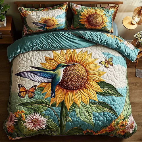 Sunflower Hummingbird WN1302018CL Duvet Cover Set