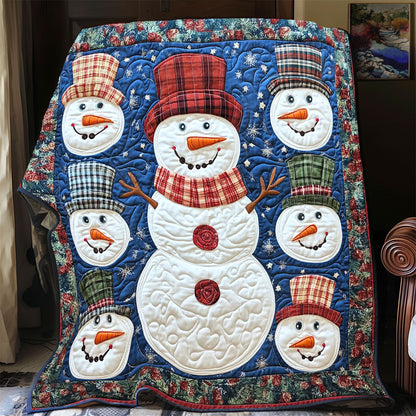 Cute Snowman Collection WP1505011CL Quilt