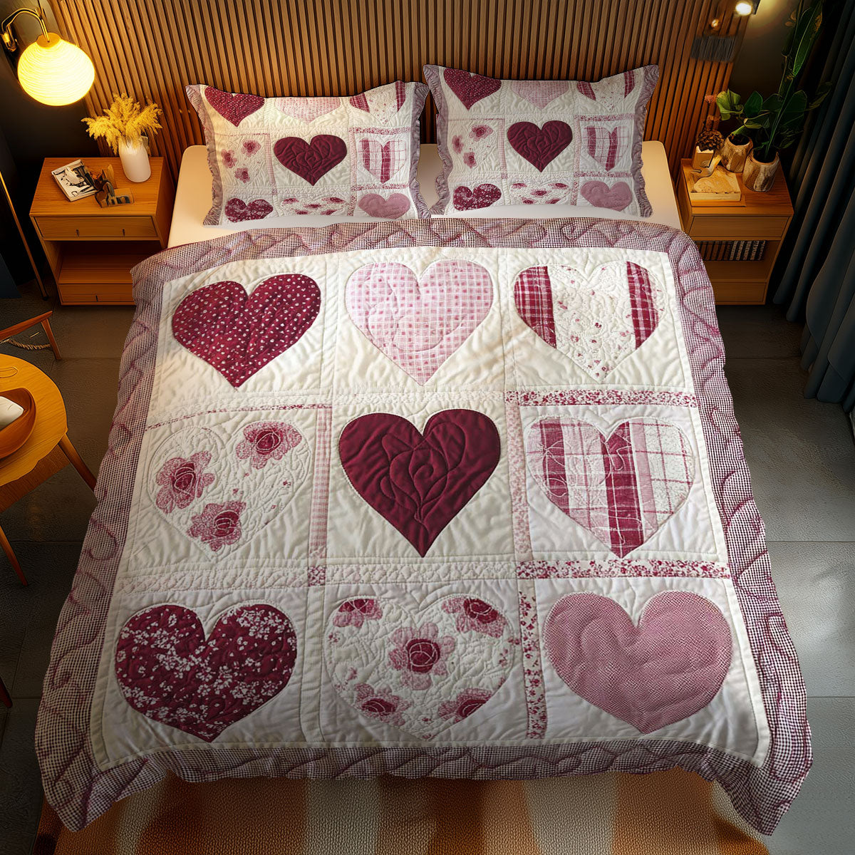 Cherished Heart WN1002055CL Duvet Cover Set