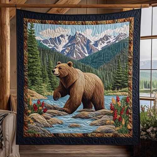 Wild River Bear KL0701014CL Quilt