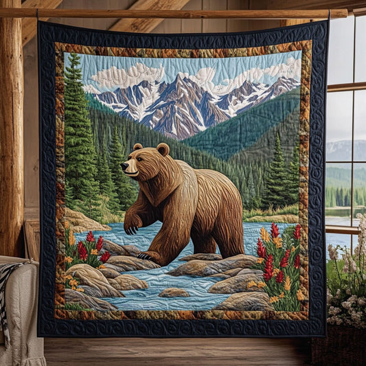Wild River Bear KL0701014CL Quilt