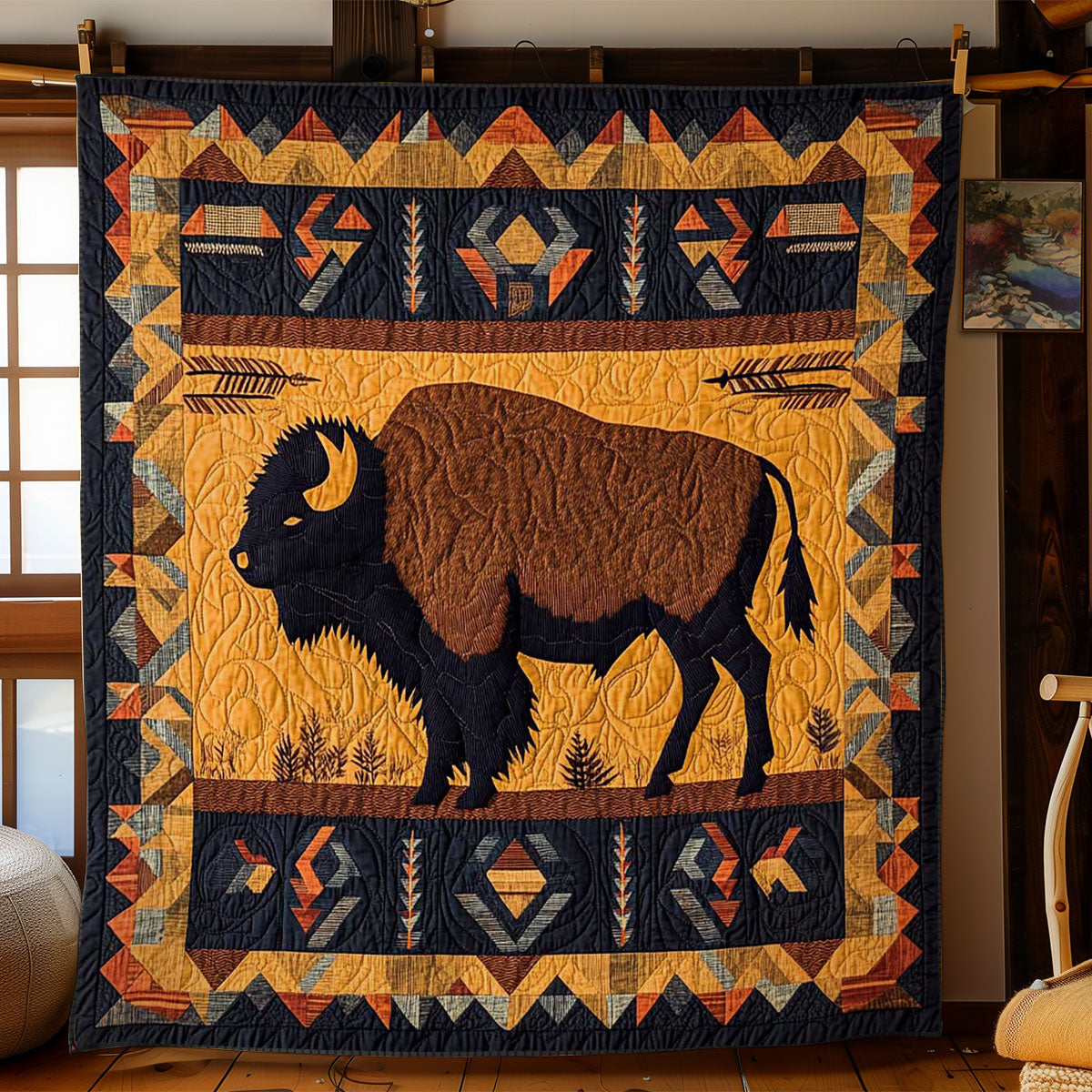 Golden Bison WN0702002CL Quilt