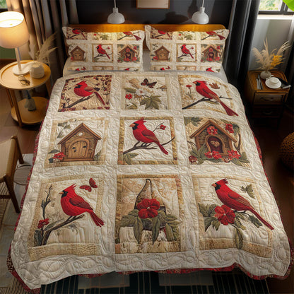 Silent Cardinals WN2102051CL Duvet Cover Set