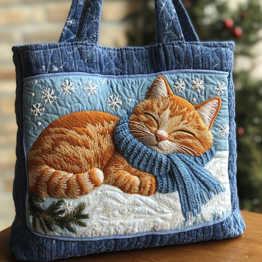 Snow Whiskers CP3010007CL Quilted Tote Bag