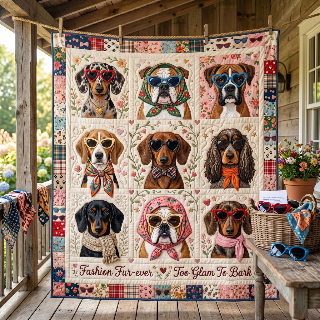 Glam Paws Gallery WN2905009CL Quilt