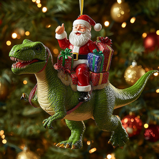 Dino Santa CP2611031CL Christmas Ornament