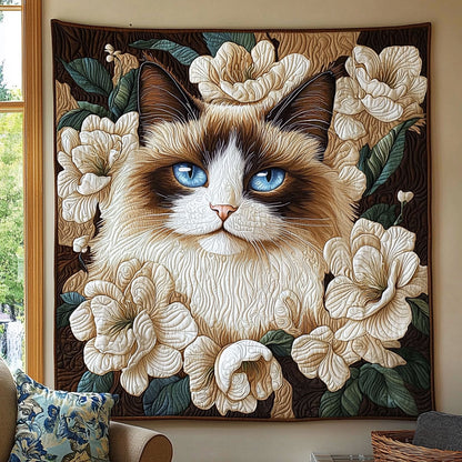 Blooming Cat QA1201017CL Quilt