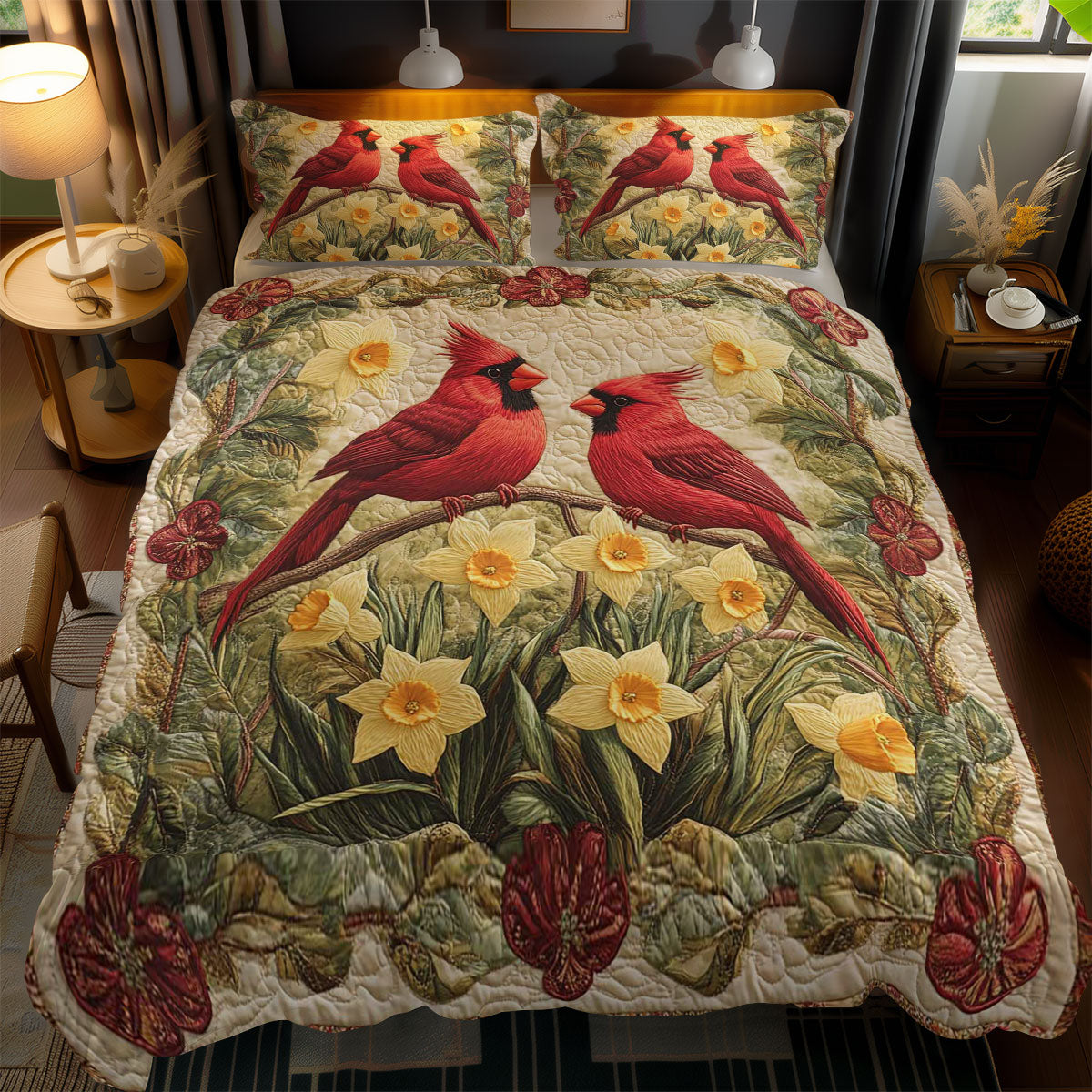 Cardinal Bloom WN2102011CL Duvet Cover Set