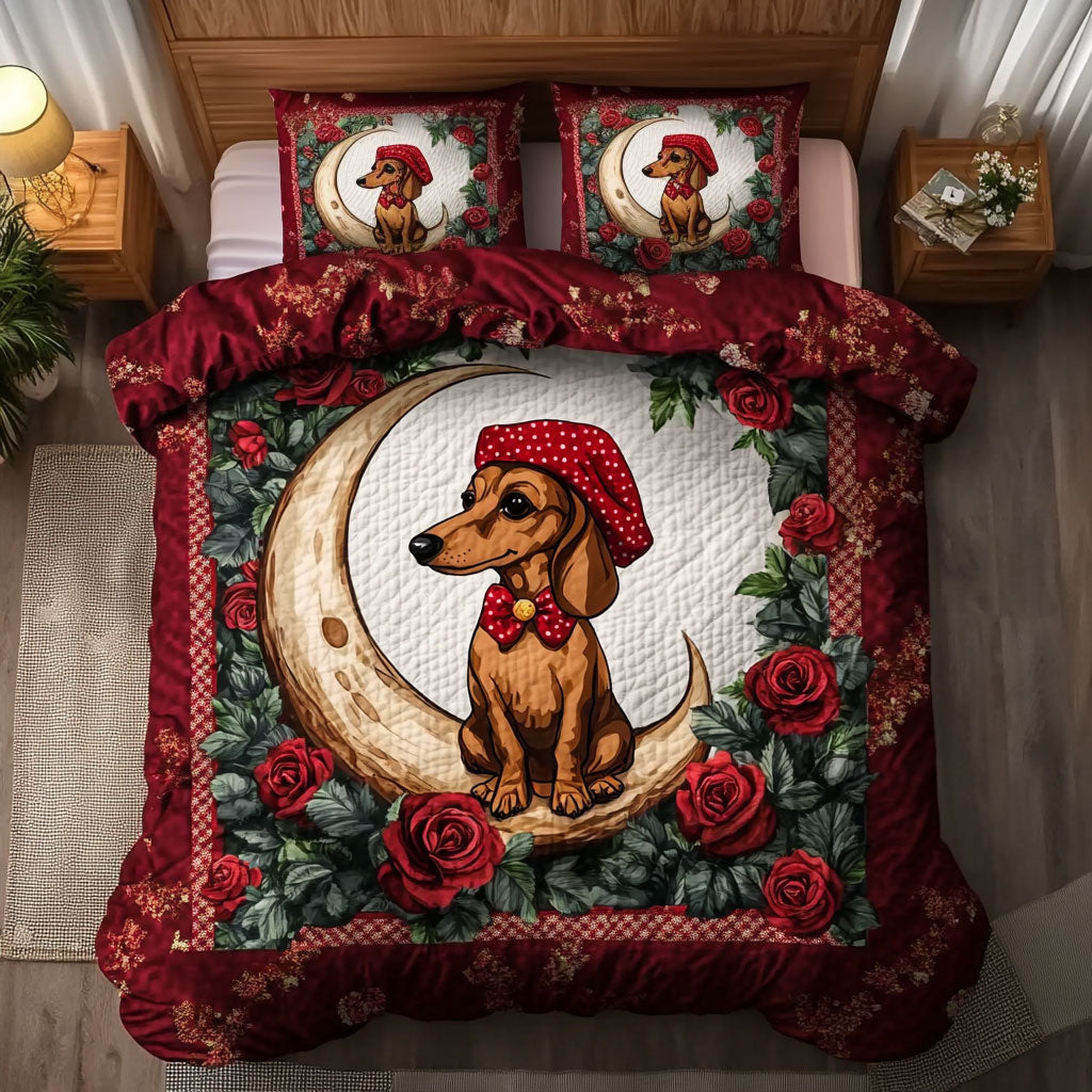 Lovely Dachshund WN1701043CL Duvet Cover Set