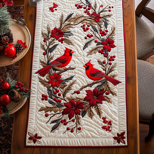 Cardinal Circle WN0107022CL Quilted Table Runner