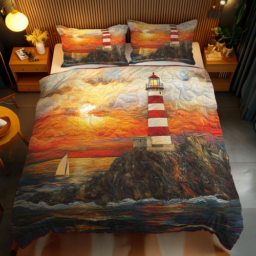 Stormy Lighthouse WN0502096CL Duvet Cover Set