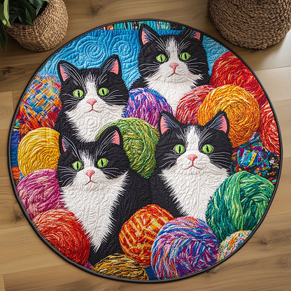 The Yarn Keeper WJ0108048CL Quilted Round Mat