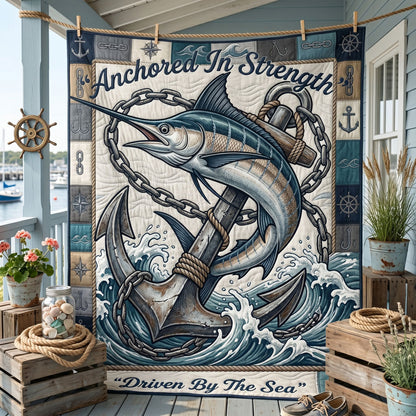 Driven By The Sea Marlin WN2105005CL Quilt