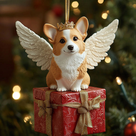 Angel Corgi CP2411095CL Christmas Ornament