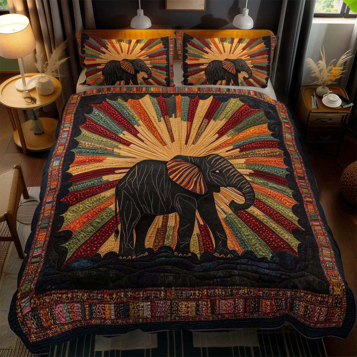 Mystic Elephant WN1002074CL Duvet Cover Set