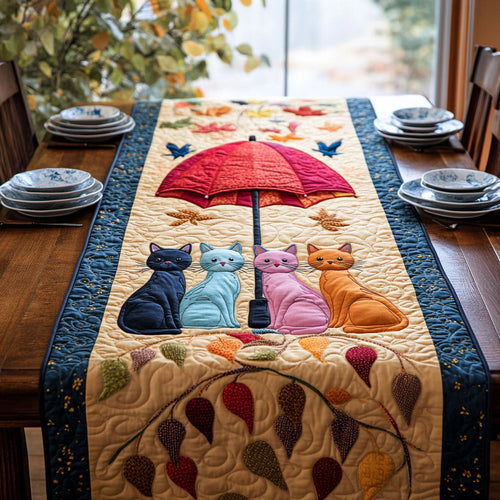 Under One Umbrella WJ1607032CL Quilted Table Runner