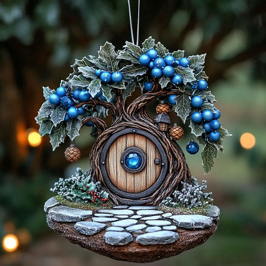 Tree House Hidden Cottage WN0412068CL Christmas Ornament