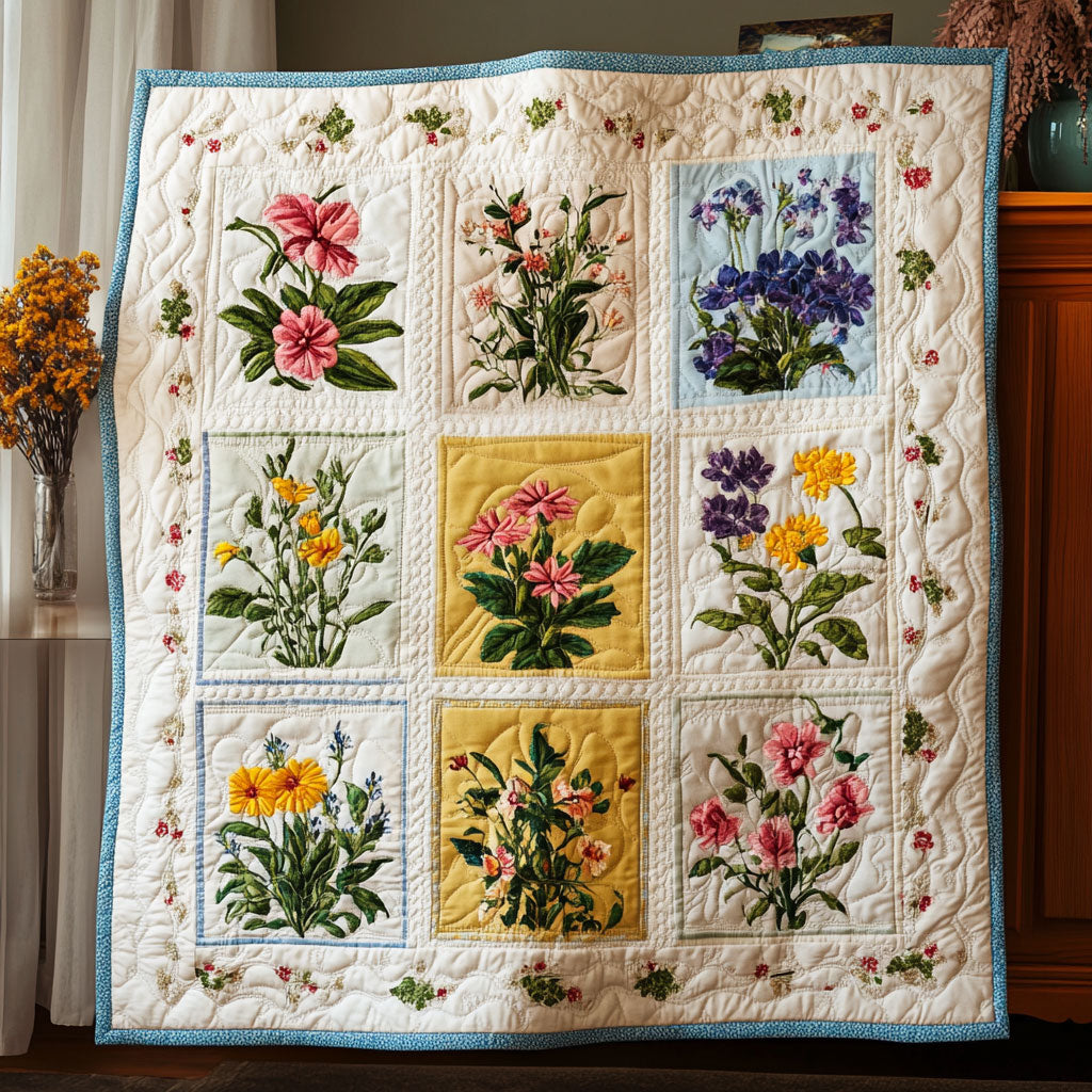 Floral Treasury CP1401063CL Quilt