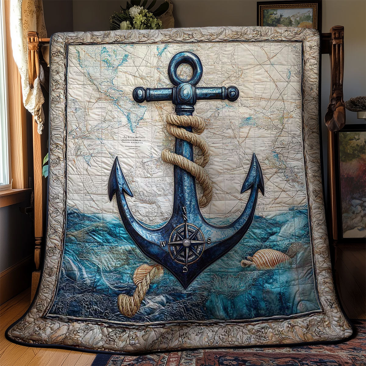 Compass Anchor WN0602015CL Quilt