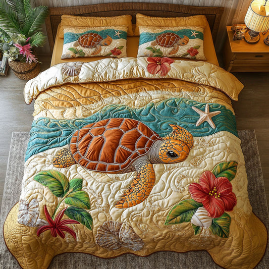 Little Tropical Turtle WP3103024CL Duvet Cover Set