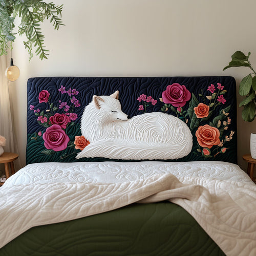Enchanted Rose Fox KL0801006CL Quilted Headboard Slipcover