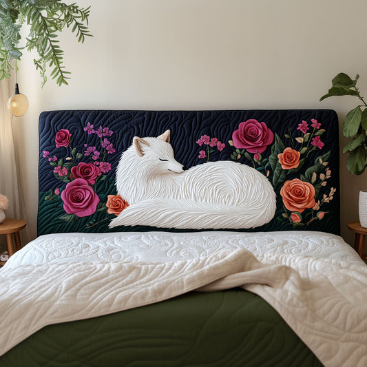 Enchanted Rose Fox KL0801006CL Quilted Headboard Slipcover